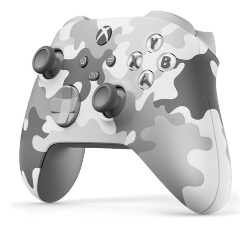 Control Inalambrico Xbox Camuflaje Mineral Color Gris (Reacondicionado)