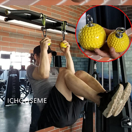 2 Piezas Pull Up Arm Weight Training Ball Correas Colgantes