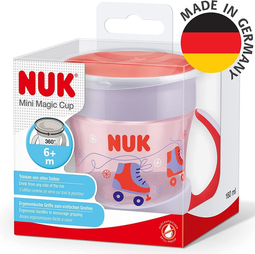 Vaso Mini Magic Nuk 360 Cup 6+ 160 Ml Asas Antivuelco Matern