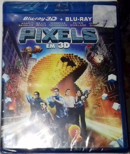 Imagem 1 de 2 de Blu-ray 3d + 2d Pixels - O Filme (2 Discos) - Lacrado