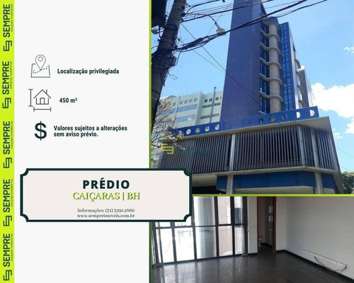 Imagem 1 de 15 de Prédio Para Alugar, 450 M² - Caiçaras - Belo Horizonte/mg - Pr0031