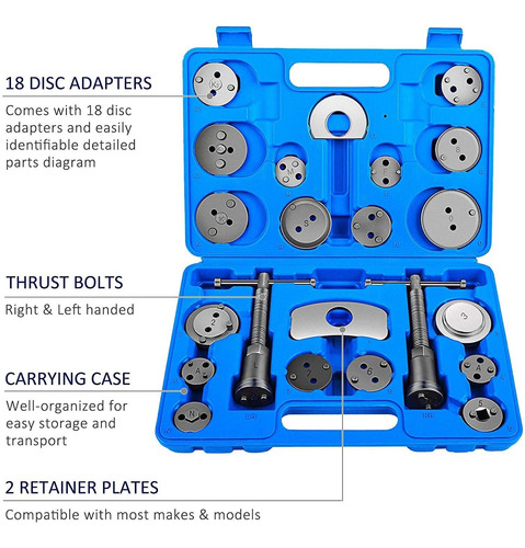 Orion Motor Tech 24-piece Disc Brake Caliper Tool Kit, Front