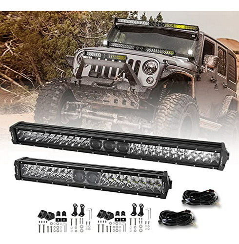 Barra De Luz - Kit De Barra De Luz Led Auxbeam 22 Pulgadas +