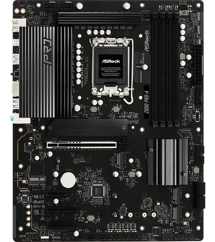 Mother Asrock Z890 Pro-a Socket 1851 Ddr5 Atx Color Negro