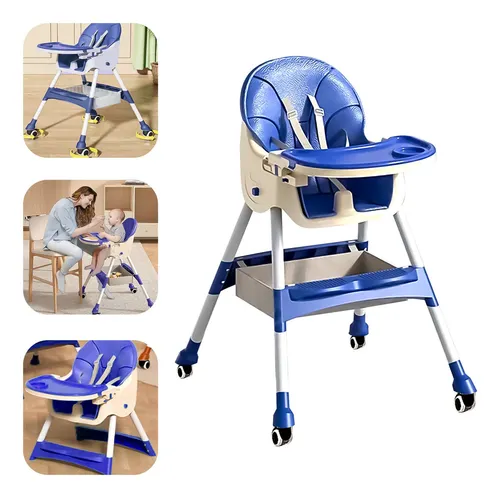 Silla De Bebé Comer Portátil Con Ruedas Kinder Aspor D