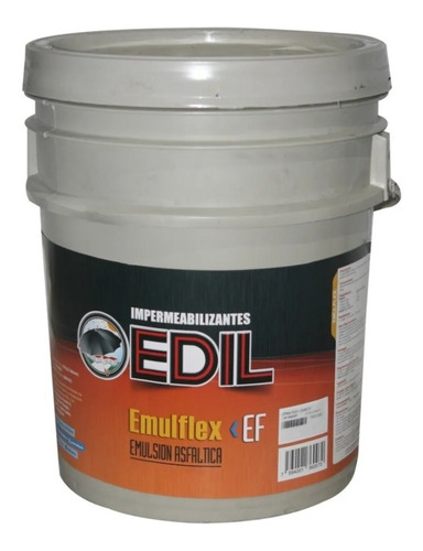 Emulflex, Emulsion Asfaltica Edil Envase Cuñete 5 Galones 