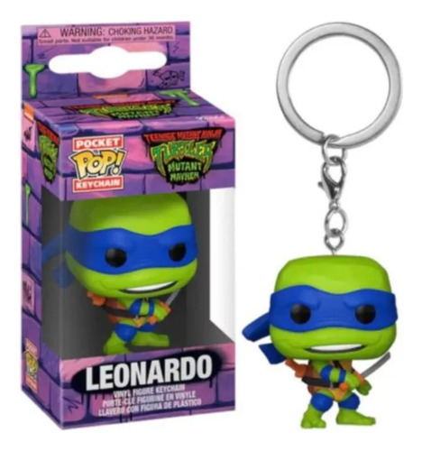 Llavero Pocket Pop: Tortugas Ninja Leonardo 2