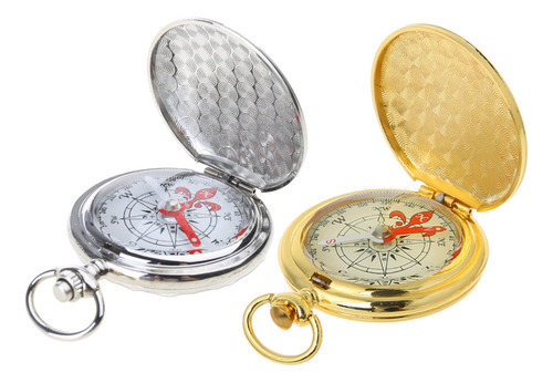 (gd) Reloj De Bolsillo Compass Premium Con Tapa Abatible Com
