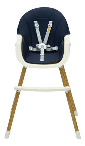 Silla Alta Bebé Periquera Convertible 2 En 1 Bambineto Marino