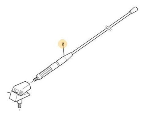 Antena Larga 420 Mm Peugeot Nueva Partner 1.6d