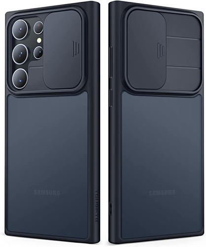 Funda Para Samsung S23 Ultra Deslizante De Camara Negro