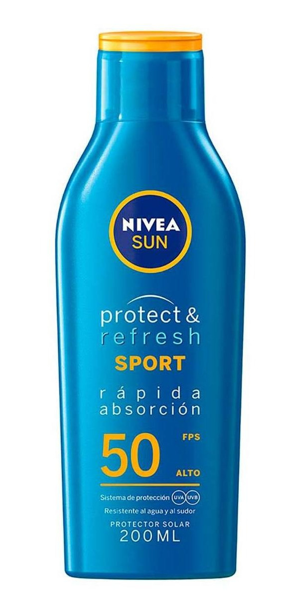 Protector Solar En Loción Nivea Sun Protect & Refresh Fps 50+, 200ml