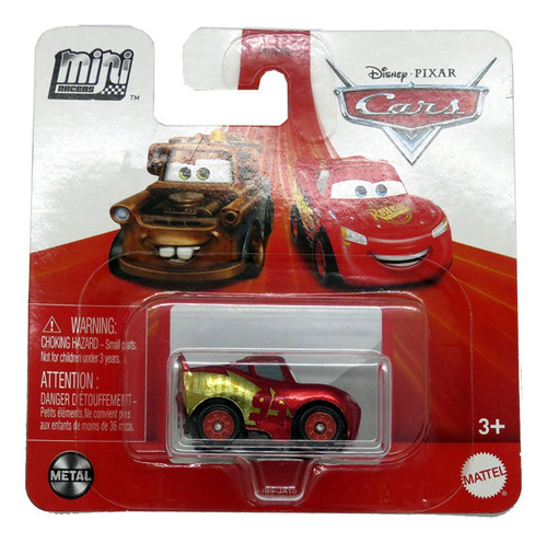 Cars Mini Racers Rayo Mcqueen Metal Disney Original