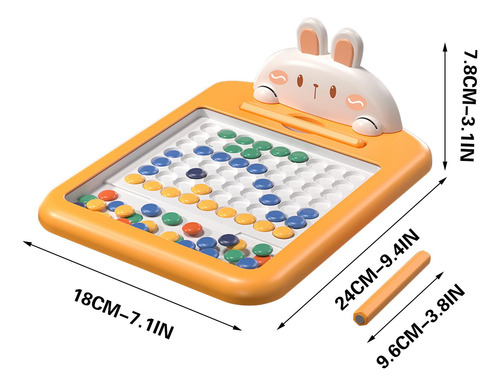 Pizarra Magnética Con Puntos En U Para Niños, Tablero De Dib
