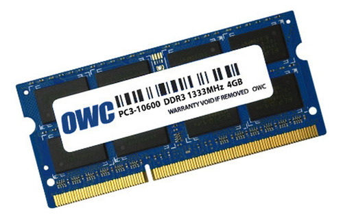 Memoria Ddr3 4gb 1333mhz Sodimm Owc Excelente