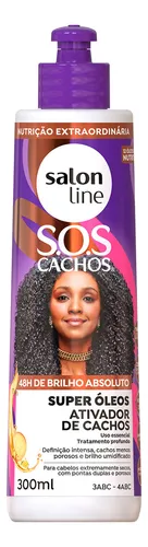 comprar Ativador Cachos Super Óleos S.o.s Nutrição Salon Line 300ml