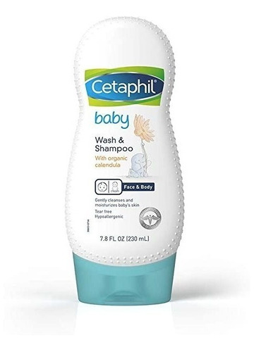 Cetaphil Baby Wash &amp; Shampoo Con Caléndula Orgánica, .