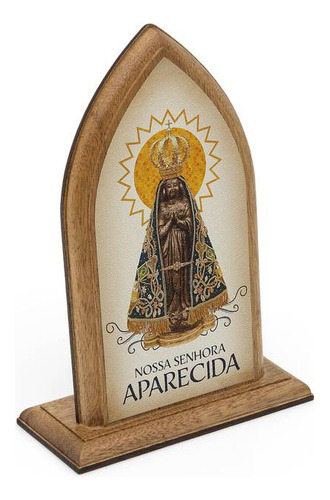 Capela Capelinha Nossa Senhora Aparecida De Mesa 14 Cm