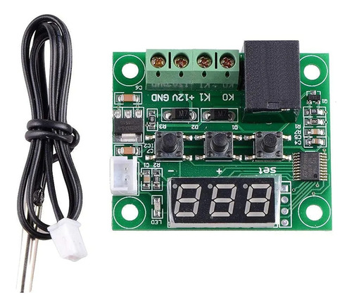 Termostato Digital Programable W1209 Modulo Relay