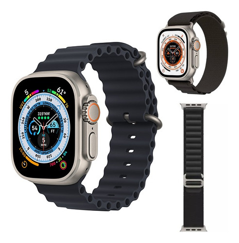 Smartwatch H11 Ultra Plus Para Apple/android + Correa Extra