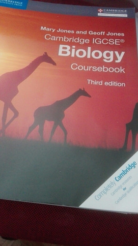 Libro Biology 4to  De Liceo Coursebook, Cambridge Igcse +cd