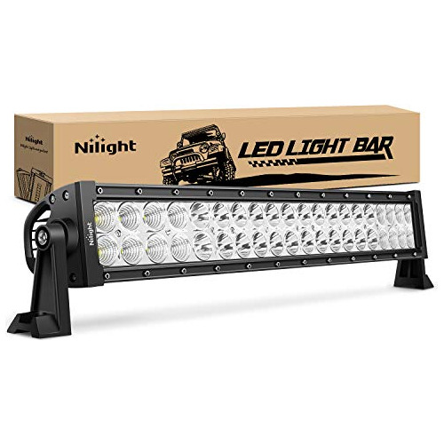 Nilight 22  120w Barra De Luz Led Punto De Inundación Combo 