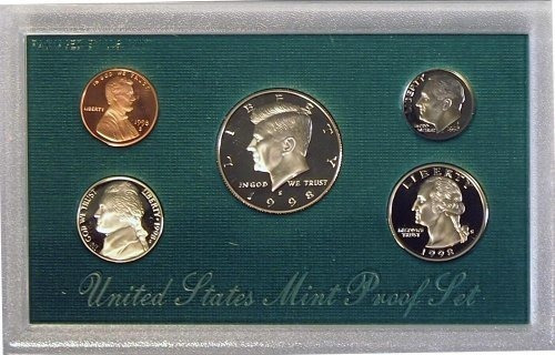 Colección De Monedas - Año 1998 De Estados Unidos De America