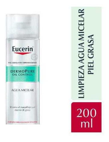 Eucerin Dermopure Oil Control Agua Micelar X 200 Ml