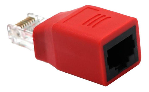 Adaptador M/f Concentradores Con Cables Cable Cruzado Rojo