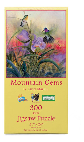 Rompecabezas Mountain Gems De 300 Piezas