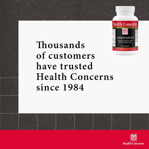 Health Concerns - Cordyceps Ps - Soporte Reparador - 50 Cáps