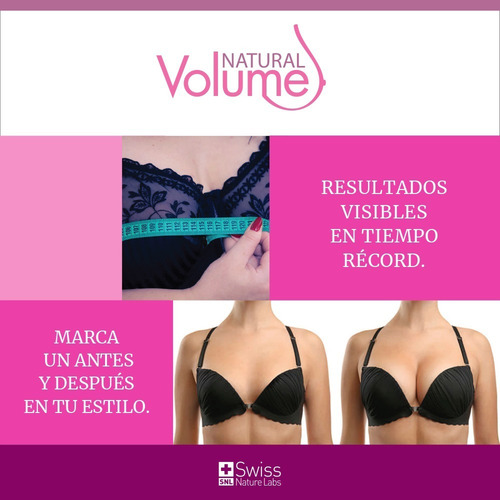 Imagen 5 de 10 de Natural Volume - Incrementa Busto / Pecho Paquete 30 Dias
