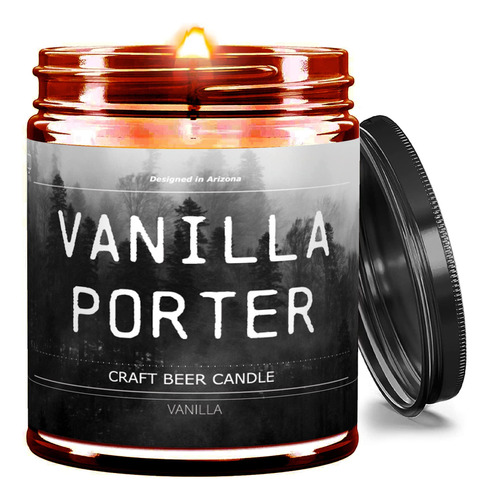 Velas De Vainilla Porter Para Hombres, Regalos Nicos Para Ho