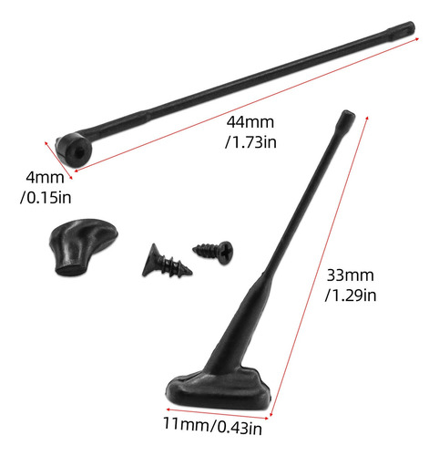 Kit De Antena De Techo De Simulación Rc Car Upgrade Para 1/1