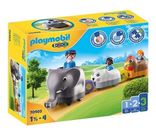 Playmobil Tren De Animales - Linea 1.2.3
