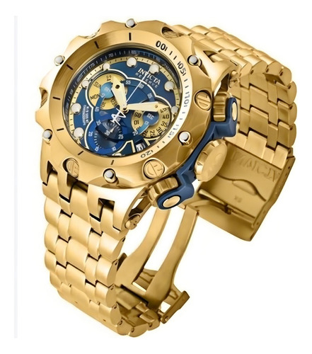 Relógio Invicta Reserve Venon Hybrid 27791 Gold 18k Blue