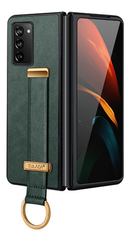 Funda Textura Pc+cuero Para Samsung Galaxy Z Fold2