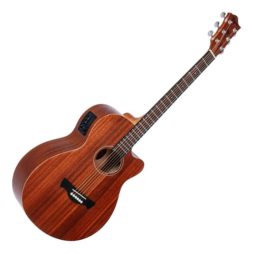 Violão Elétrico Tagima Dallas Mahogany Aço Promoção