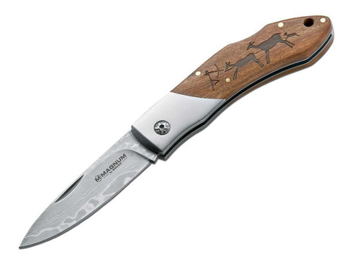 Canivete Boker Caveman Aço Damasco 01ry818dam