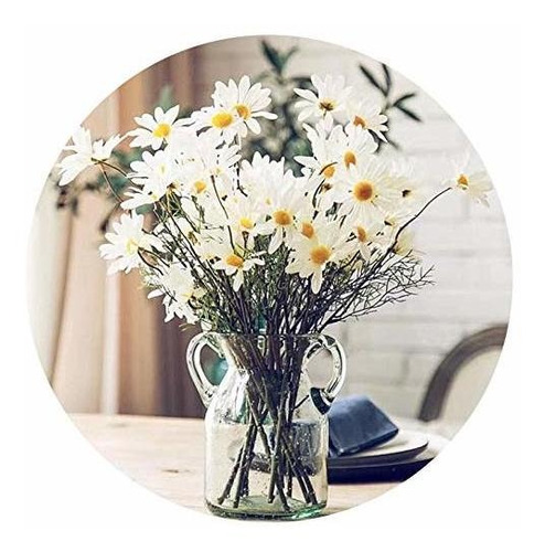 Artfen 10pcs Flores De Margarita Artificial Arreglos Florale