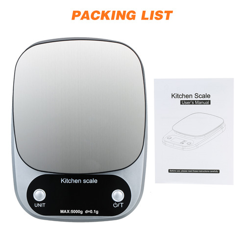 Báscula Digital Portátil De Alta Precisión 5 Kg/0,1 G Para C