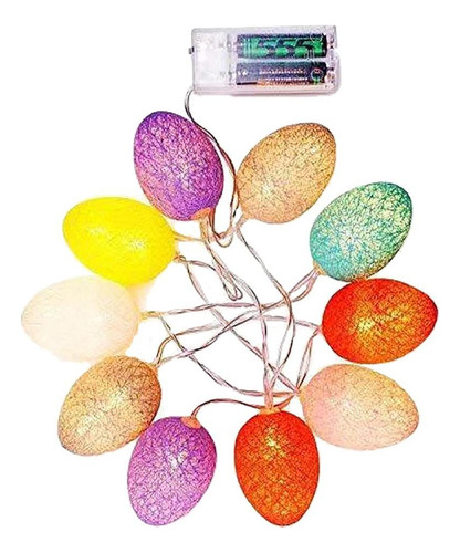 W Cadena De Huevos De Pascua Luces Led Con Pilas 3m