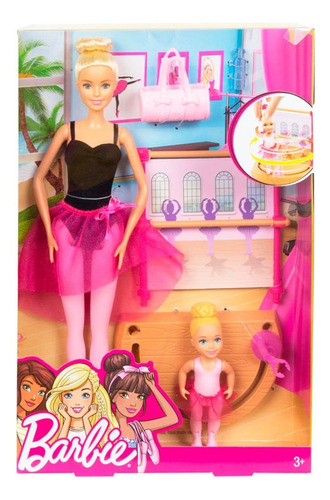 Conjunto de jogos Barbie Doll Ballet ou Gymnast