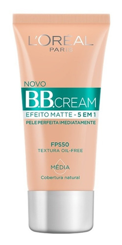 Loreal Bb Cream Efeito Matte 5 Em 1 Fps50 Pele Media C/ Nota