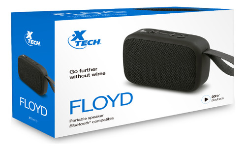 Parlante Bt Floyd Xtech 3w 20hs Aut Negro Xts-610