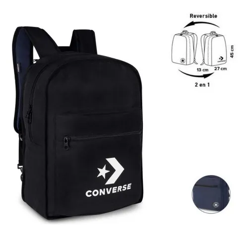 Mochila cheap converse negra