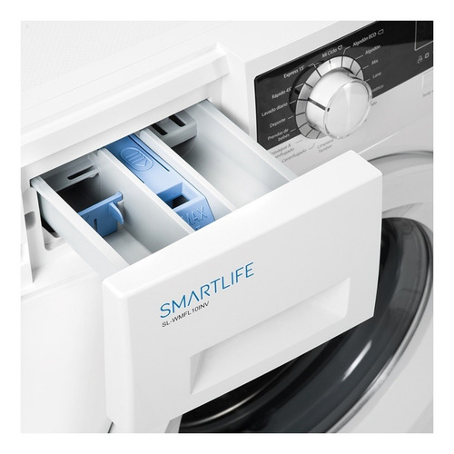 Imagen 6 de 6 de Lavarropas automático Smartlife SL-WMFL10INV inverter blanco 10.5kg 220 V - 240 V