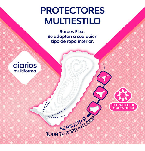 Combo Protector Nosotras Multiestilo X6 Pqts