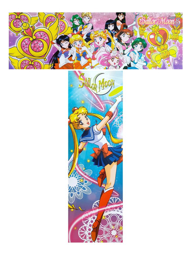 Sailor Moon Set A 2 Posters Largos Plastificados Serena 82cm