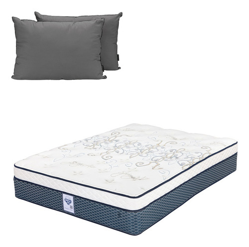 Colchon Matrimonial Spring Air Cantabria + Almohada 2 Pack
